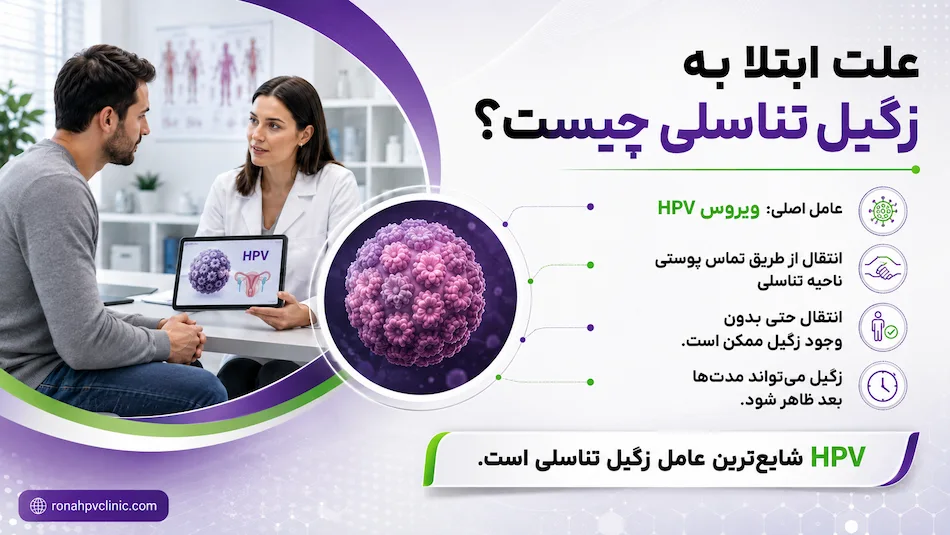 علت زگیل تناسلی چیست؟ دلایل رایج