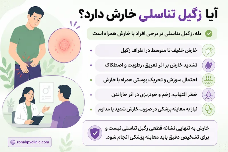 آیا زگیل تناسلی خارش دارد؟ همه چیز در مورد خارش زگیل تناسلی
